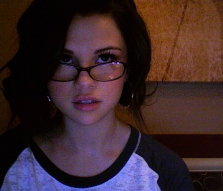 Celebrity Leaked Pictures on Cutie Selena Gomez Looks Adorable With Glasses  Dont You Agree