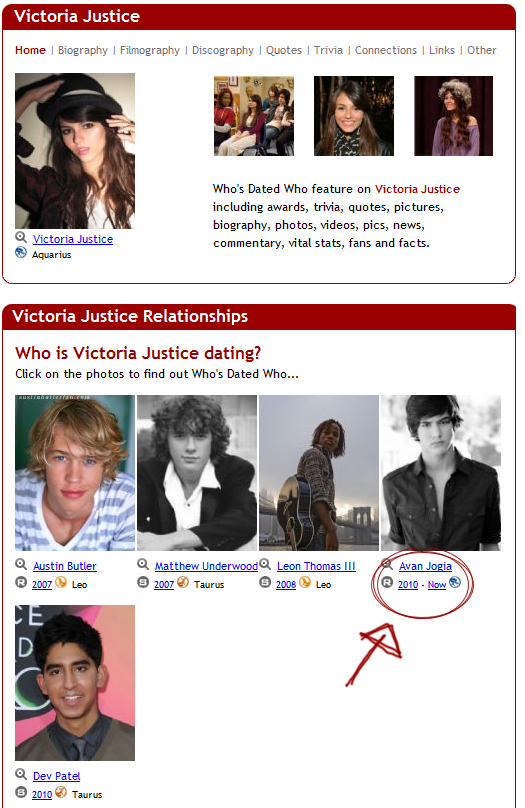 Is Avan Jogia and Victoria Justice dating each other 