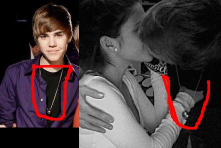 justin bieber and selena gomez kiss. A new kissing picture of